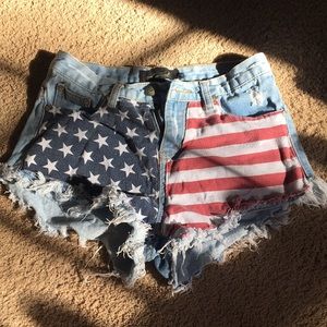 American Flag Cut-offs